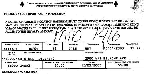 ticket